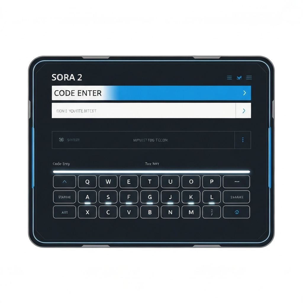Sora 2 invite code access interface