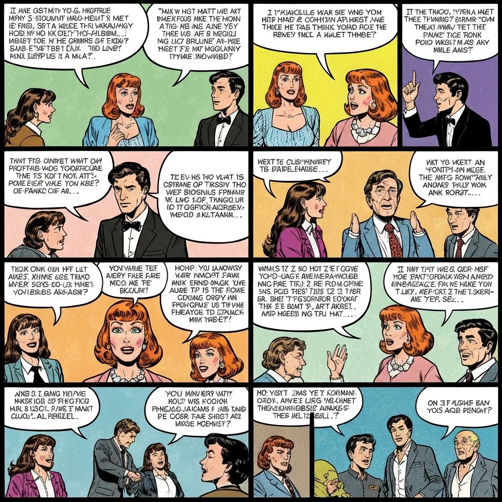 Multi-Panel Speech Bubble Meme